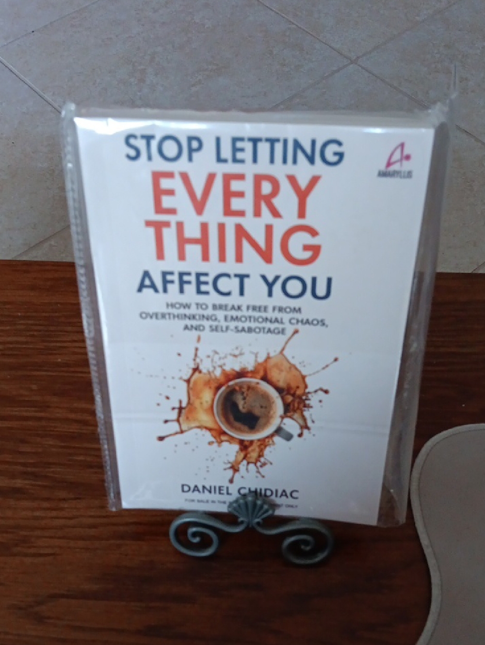 NEW.Stop Letting Everything Affect You by Daniel Chidiac - White/Cream Cover